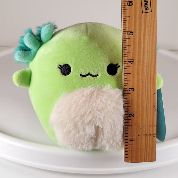 Squishmallows Mipsy Plush 5" Green With Fuzzy Belly 2023 Kellytoy Jazwares - Picture 2 of 13